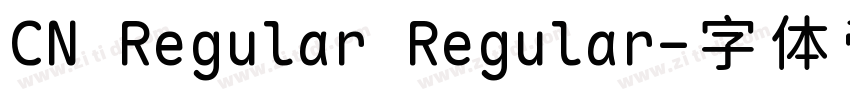 CN Regular Regular字体转换